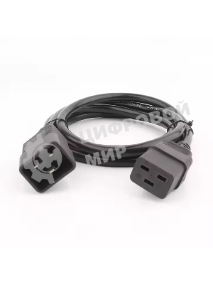 Шнур сетевой Rexant IEC 320 C19 – IEC 320 C20 3x1,5мм², длина 1,8м