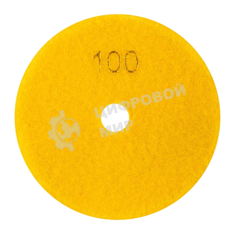 Круг алмазный KRANZ гибкий шлифовальный Черепашка 100 мм, P100, сухое шлифование