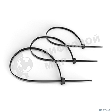 Стяжка кабельная Cabeus, неоткрывающаяся, 3,6 мм Ш, 150 мм Д, 100 шт, нейлон устойчивый к uv, черный