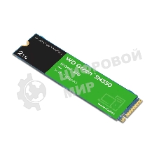 Накопитель SSD WD Green SN350 WDS200T3G0C, 2000Gb, PCIe 3.0 x4, M.2 2280, NVMe, R/W 3200/3000