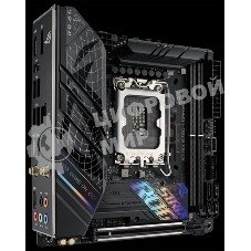 Материнская плата ASUS ROG STRIX B760-I GAMING WIFI, LGA 1700, Intel B760, 2xDDR5, 4xSATA, 2xM.2, 1xPCIe 5.0 x16, 1xHDMI, 1xDP, 1x 2.5Gb LAN, 3xUSB-A 2.0, 3xUSB-A 3.2 Gen 1, 1xUSB-C 3.2 Gen 1, 1xUSB-C 3.2 Gen 2x2, 5x3.5 мм, 7.1, Mini-ITX