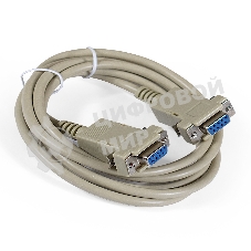 Кабель нуль-модемный RS-232 ExeGate EX-CC-134-3.0 (DB9F/DB9F, 3м)