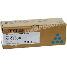Картридж лазерный голубой, тип SP C360X Ricoh SP C361SFNw (9K, только для МФУ)