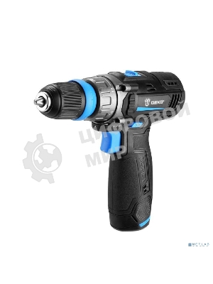 Дрель-шуруповерт Deko DKCD12V PRO, 12 В, 1.5 Ач, 32 Нм, щеточный