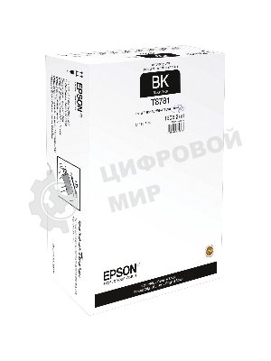 Картридж струйный Epson C13T878140 черный (75 000 стр. 1206.2 мл) для WorkForce 5190/5690
