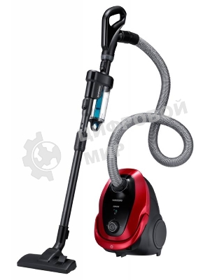 Пылесос Samsung VC20M257AWR красный, 460/2000 Вт, уборка сухая, пылесборник мешок 2.5 л