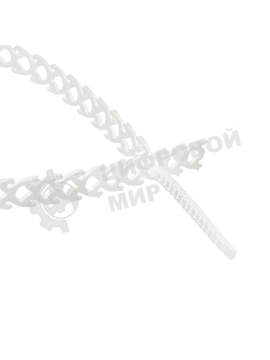 Хомут-стяжка полимерная многоразовая Rexant 300х10 мм, прозрачная, упаковка 20 шт.