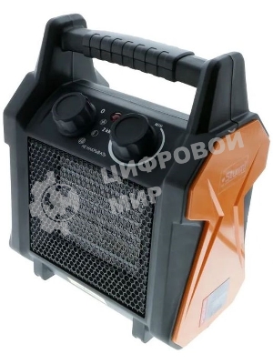 Тепловентилятор Sturm! FH2034CQ, черный/оранжевый, 2000 Вт, 20 м2, термостат