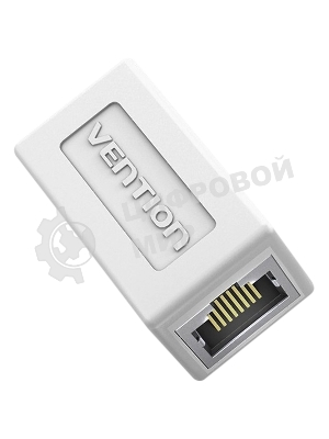 Адаптер-соединитель Vention RJ45 F/RJ45 F 8p8c кат. 6 белый