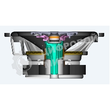 Колонки автомобильные Sony XS-GTF1039 (без решетки) 210Вт 88дБ 4Ом 10см (4дюйм) (ком.:2кол.) коаксиальные трехполосные