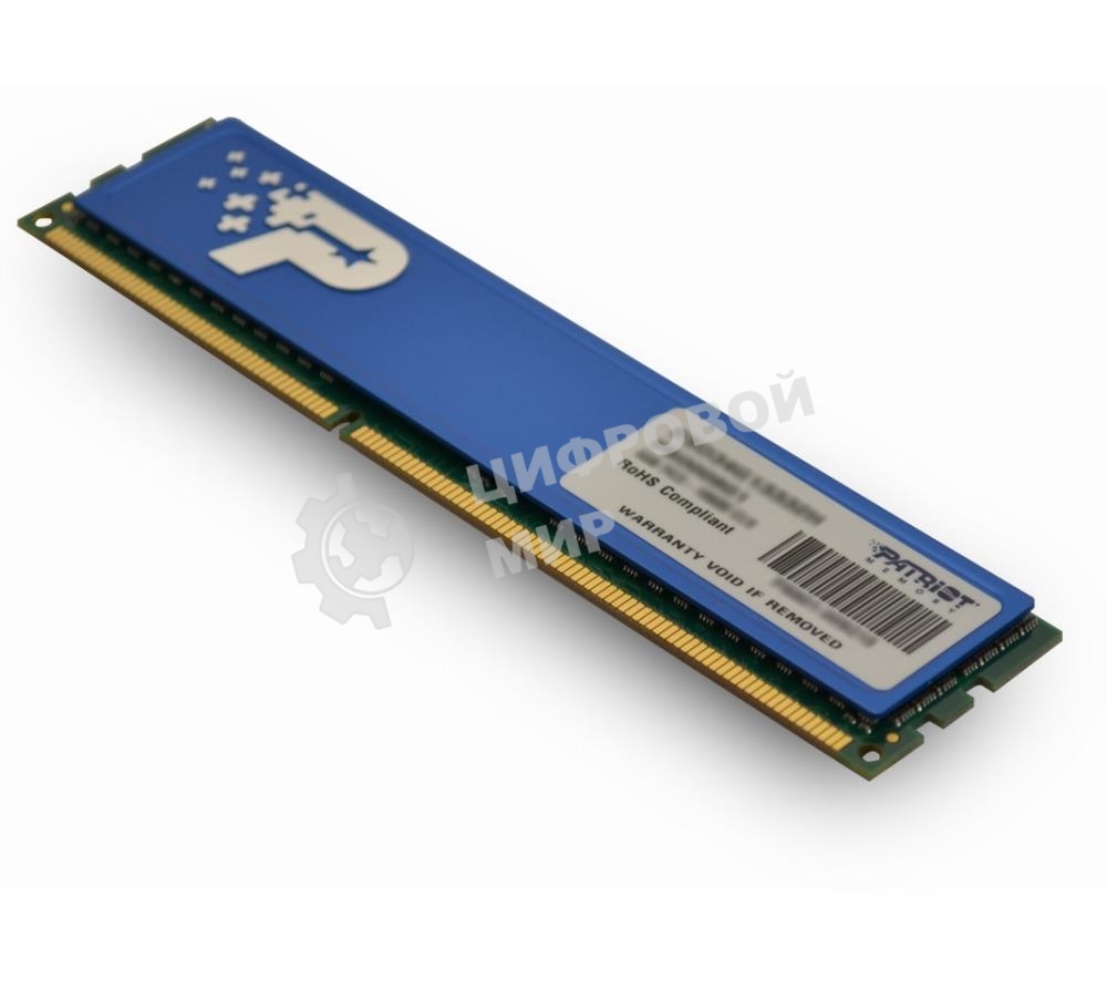 Оперативная память Patriot Signature PSD34G16002, DDR3, 4GB (1x4 GB), 1600 MHz, CL11
