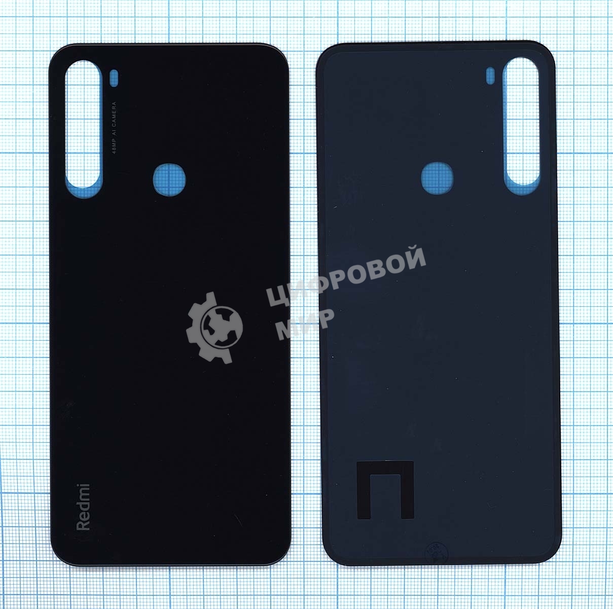 Задняя крышка для Xiaomi Redmi Note 8 черный