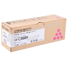 Картридж лазерный тип SP C360X малиновый для Ricoh SP C361SFNw (9K, только для МФУ)