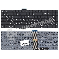 Клавиатура для ноутбука Lenovo Flex 5-15 черная без подсветки