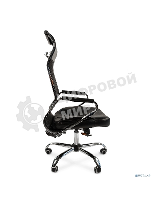 Кресло Chairman 700 черный, сетка, 120 кг, механизм качания