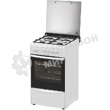 Плита газовая Darina 1B1 GM 441 018 W белый/черный, конфорок 4 шт, духовка 50 л, 50 см x 85 см x 51 см