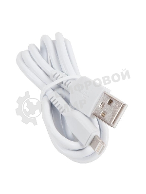 Автомобильное зарядное устройство HOCO z23 grand style dual-port car charger set with lightning cable, белый