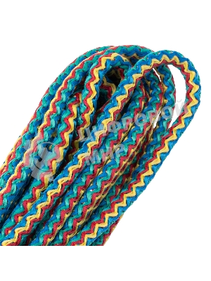 Шнур вязаный полипропиленовый Сибртех с сердечником 8 мм, 20 м, 140-150 кгс, Радуга,