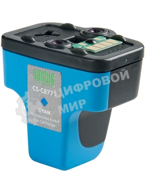 Картридж струйный Cactus CS-C8771 голубой для №177 HP PhotoSmart 3213/3313/8253/C5183/C6183 (11,4мл)
