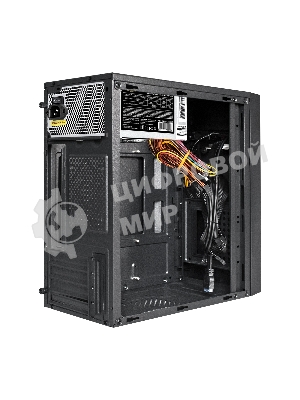 Компьютерный корпус Minitower ExeGate BAA-109U2-UNS350 (mATX, БП UNS350 с вент. 12см, 2*USB+2*USB 3.0, аудио, черный)