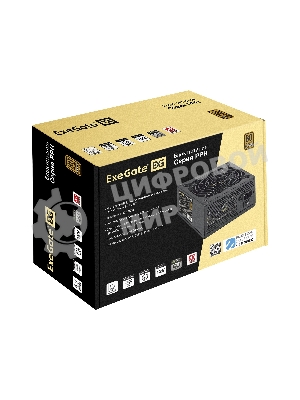 Блок питания ExeGate 400PPH (EX292159RUS-S), 400Вт, 80 PLUS Bronze, 120мм, черный