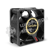 Вентилятор для корпуса ExeGate EX06025S2P-24 черный, 60 мм, 5000 об/мин, 34.5 дБ, 2 pin