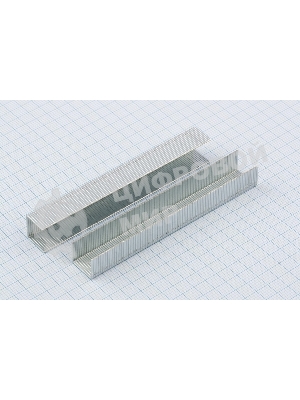 Скобы Gross 10 мм, для мебельного степлера, усиленные, тип 53, 1000 шт.