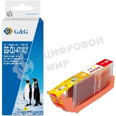Картридж струйный G&G GG-CLI-471XLY желтый (10.8мл) для Canon TS5040/MG5740/MG6840/MG7740