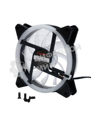 Вентилятор для корпуса Gembird черный, 120 мм, 1200 об/мин, 20.5 дБ, 3 pin