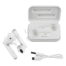 Наушники TWS Redline BHS-22 белый, вкладыши, Bluetooth, до 3 ч