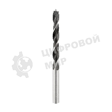 Сверло по дереву Kranz 8х115 мм, цилиндрический хвостовик