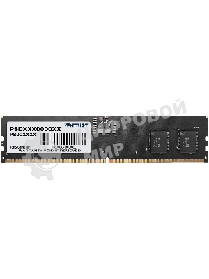Оперативная память Patriot Signature, DDR5, 32GB (2x16 GB), 5600 MHz, CL46, DIMM