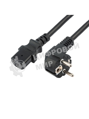 Шнур сетевой Rexant СЕЕ 7/7 (Schuko) – IEC 320 C13 3x1,0мм², длина 0,6м