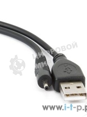 Кабель Gembird/Cablexpert AM/DC 2,5мм 5V 2A (для планшетов Android), 0.7м, экран, черный, пакет