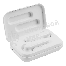 Наушники TWS Redline BHS-22 белый, вкладыши, Bluetooth, до 3 ч