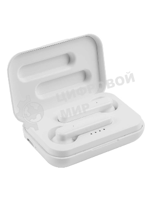 Наушники TWS Redline BHS-22 белый, вкладыши, Bluetooth, до 3 ч