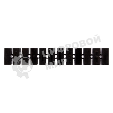 Клеммная винтовая колодка Rexant KВ-35 10-35, ток 80 A, полипропилен черный (10 шт./уп.)