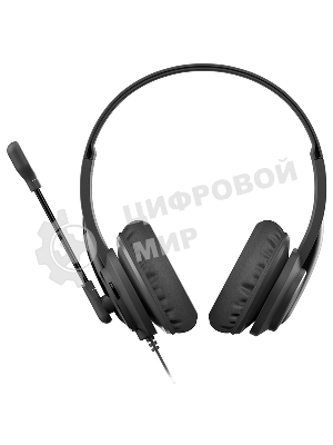 Гарнитура A4Tech HU-10 чёрный, проводная