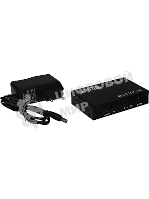 Разветвитель HDMI 1=>4 Telecom TTS5020, каскадируемый, 1.4v+3D
