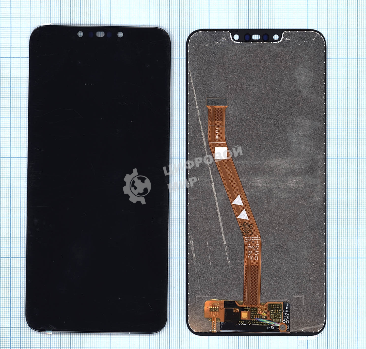 Дисплей для Huawei Nova 3 черный