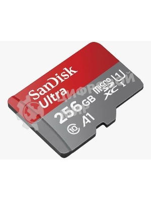 Флеш карта microSD 256Gb SanDisk microSDXC Class 10 Ultra UHS-I U1 A1 120Mb/s