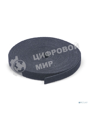 Лента липучая Cabeus, 9 мм Ш, 5 000 мм Д, полиамид, черный