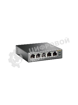 Коммутатор TP-Link SMB TL-SF1005P 5-портовый 10/100 Мбит/с настольный коммутатор с 4 портами PoE