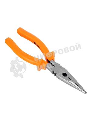 Длинногубцы Sparta Classic, 200 мм, прямые шлифованные, пластмассовые рукоятки