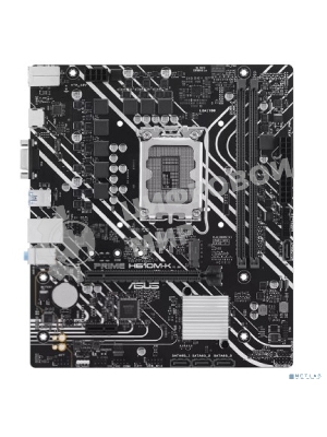 Материнская плата ASUS PRIME H610M-K, LGA 1700, Intel H610, 2xDDR5, 4xSATA, 1xM.2, 1xPCIe 4.0 x16, 1x1Gb LAN, 2xUSB-A 3.2 Gen 1, 4xUSB-A 2.0, 1xHDMI, 1xVGA, 3x3.5 мм, 1xRS-232, 7.1, mATX
