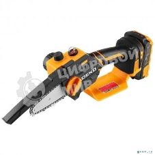 Пила цепная аккумуляторная DEKO DKCHS 20-4 [063-4480] 20В, 1x2.0А·ч