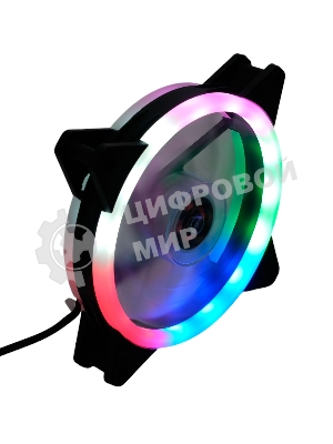 Вентилятор для корпуса Gembird черный, 120 мм, 1200 об/мин, 20.5 дБ, 3 pin