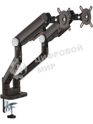 Кронштейн для мониторов Ultramounts UM733BR черный/коричневый 17