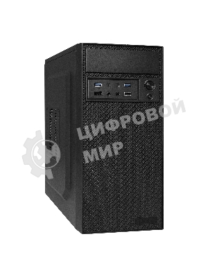 Компьютерный корпус Minitower ExeGate BAA-109U2-UNS400 (mATX, БП UNS400 с вент. 12см, 2*USB+2*USB 3.0, аудио, черный)