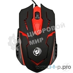 Мышь проводная Dialog Gan-Kata MGK-05U черный, 1600 dpi, USB, кнопки - 4